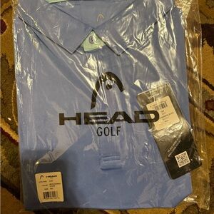 HEAD Men's Sky Blue Polo Shirt